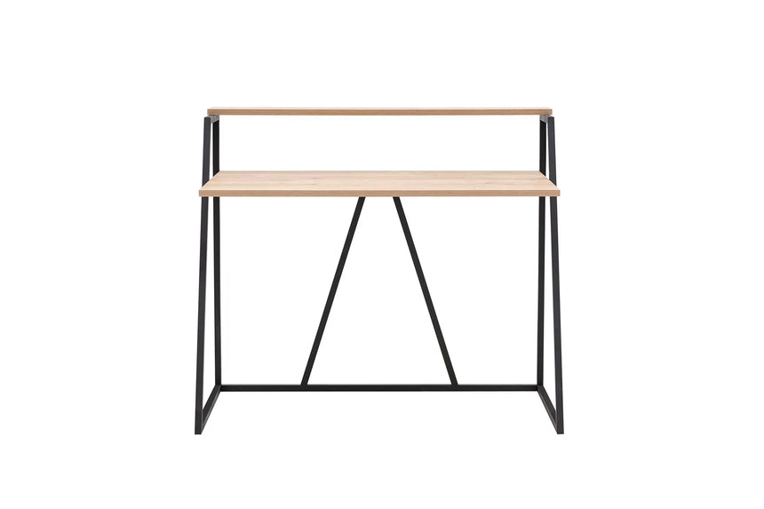 İSSA RAFLI ÇALIŞMA MASASI, SAFİR MEŞE SİYAH