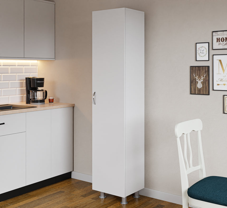 Luno Kapaklı 5 Raflı Çok Amaçlı Dolap