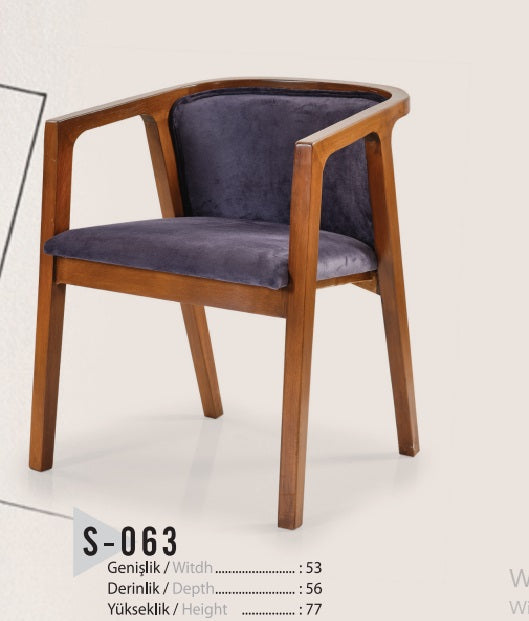 Grain Ahşap Ayaklı Sandalye