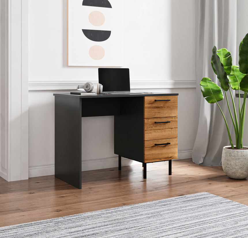 Volga 3 Çekmeceli Çalışma Masası 100 CM