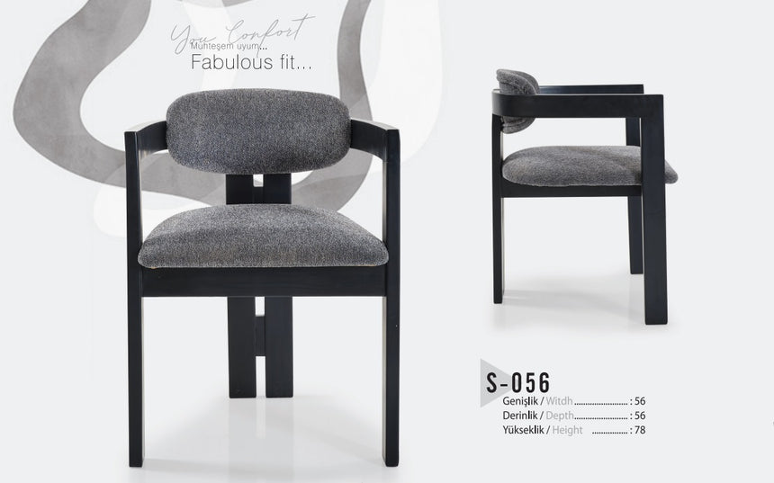 Bold Ahşap Ayaklı Sandalye