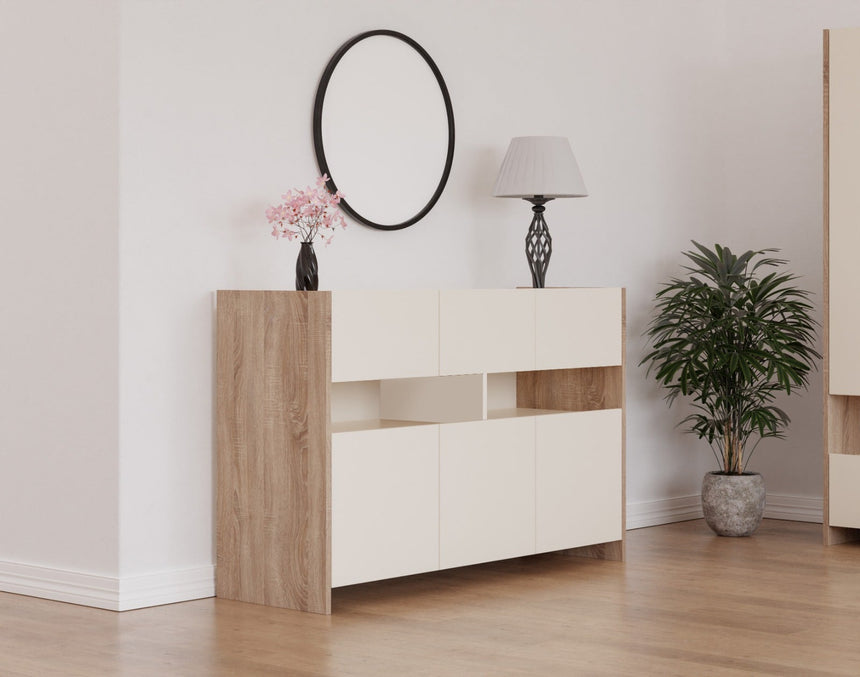 Cora 3 Drawers & 3 Doors Dresser