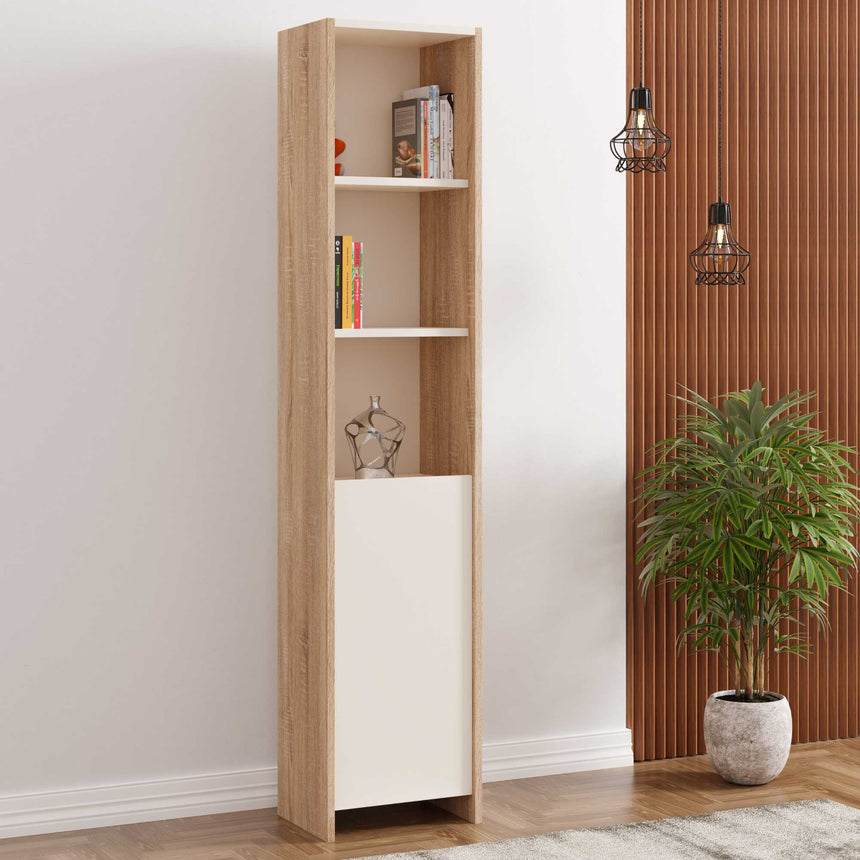 Cora 3 Raflı ve Kapaklı Kitaplık