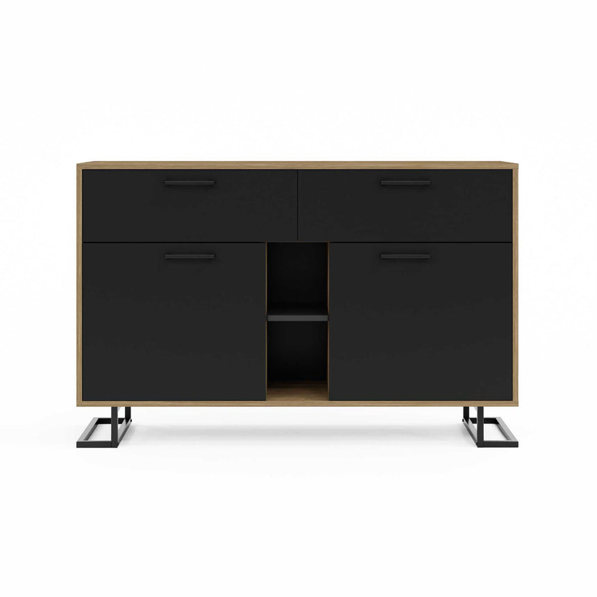 Full Moon 2 Çekmeceli ve 2 Kapaklı Şifonyer