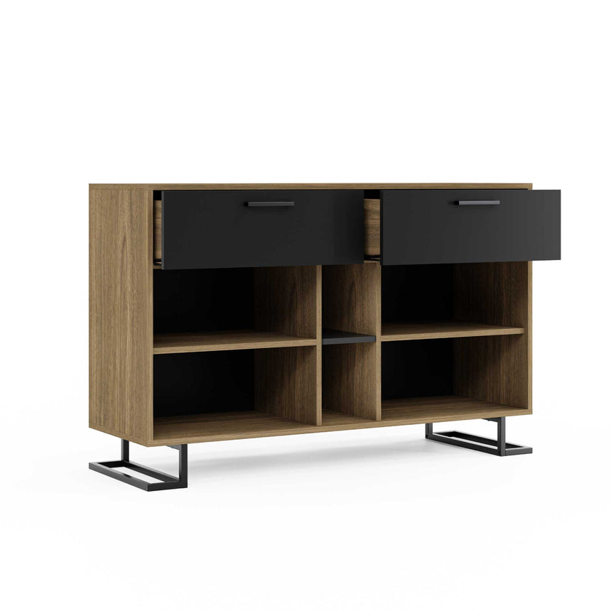 Full Moon 2 Çekmeceli ve 2 Kapaklı Şifonyer