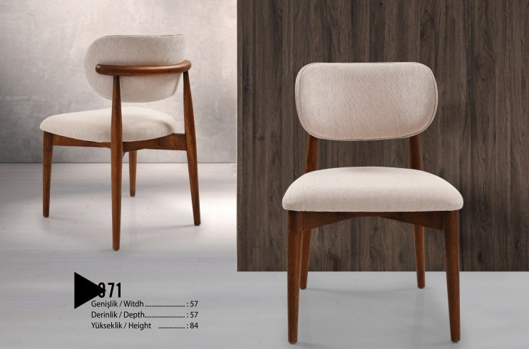 Loire Ahşap Ayaklı Sandalye