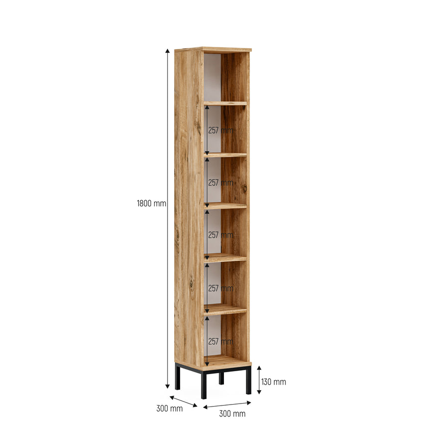 Lumo 6 Raflı Çok Amaçlı Dolap