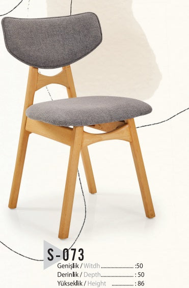 Beta Ahşap Ayaklı Sandalye