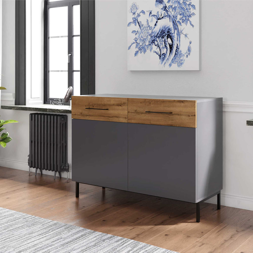 Volga 2 Kapaklı ve 2 Çekmeceli Şifonyer