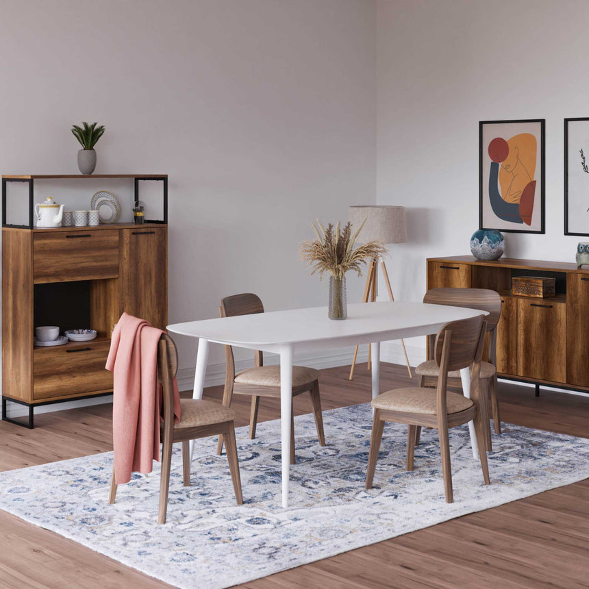 Yukon 3 Kapaklı ve 2 Raflı Büfe