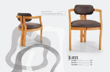 Curve Ahşap Ayaklı Sandalye