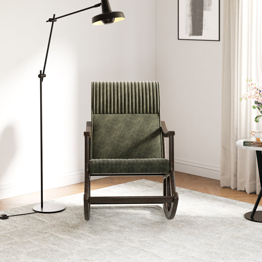 Cozy Rocking Chair &amp; Lounge Chair &amp; Bergere &amp; Tv Chair / Brown Cushion