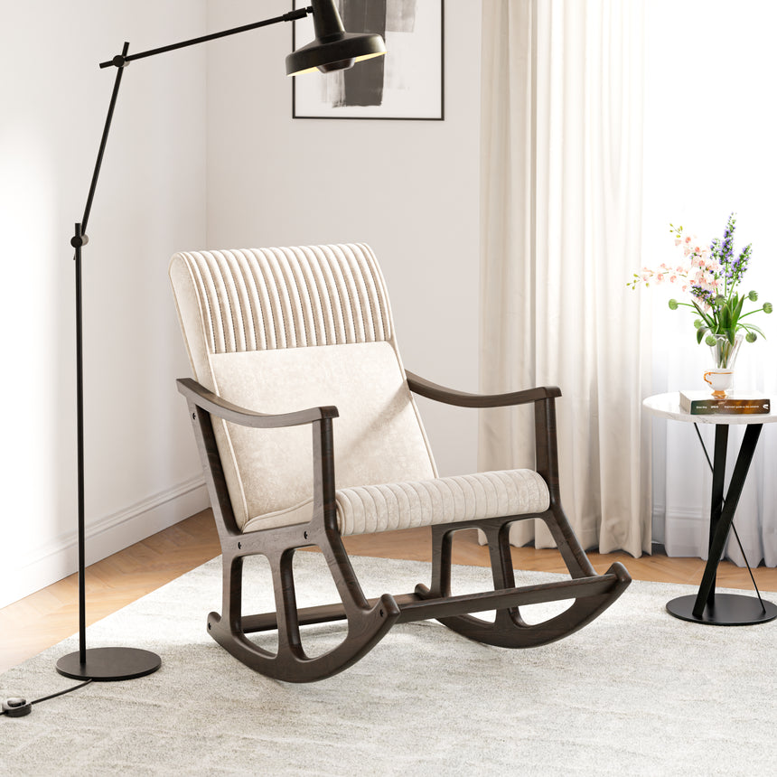 Cozy Plus Sallanan Sandalye & Dinlenme Koltuğu & Berjer & Tv Koltuğu / Açık Bej Minder