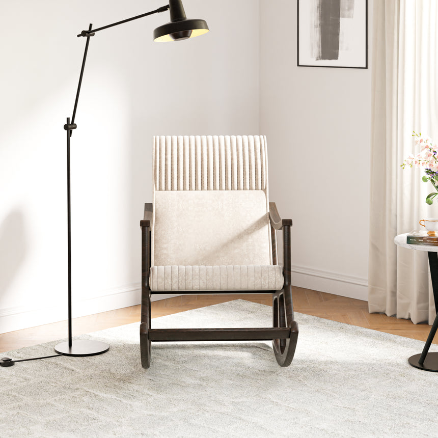 Cozy Plus Sallanan Sandalye & Dinlenme Koltuğu & Berjer & Tv Koltuğu / Açık Bej Minder