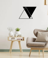 Balance of Triangles Metal Duvar Dekorasyonu