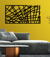 Nested Lines Metal Duvar Dekorasyonu