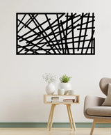 Nested Lines Metal Duvar Dekorasyonu