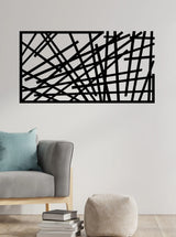 Nested Lines Metal Duvar Dekorasyonu