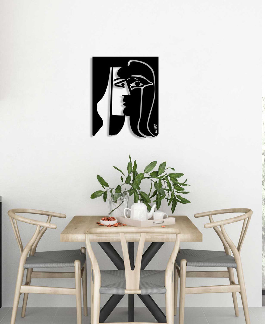 Picasso'nun Evreni Metal Duvar Dekorasyonu