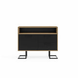 Full Moon Console with 2 Drawers &amp; Shelves &amp; Doors