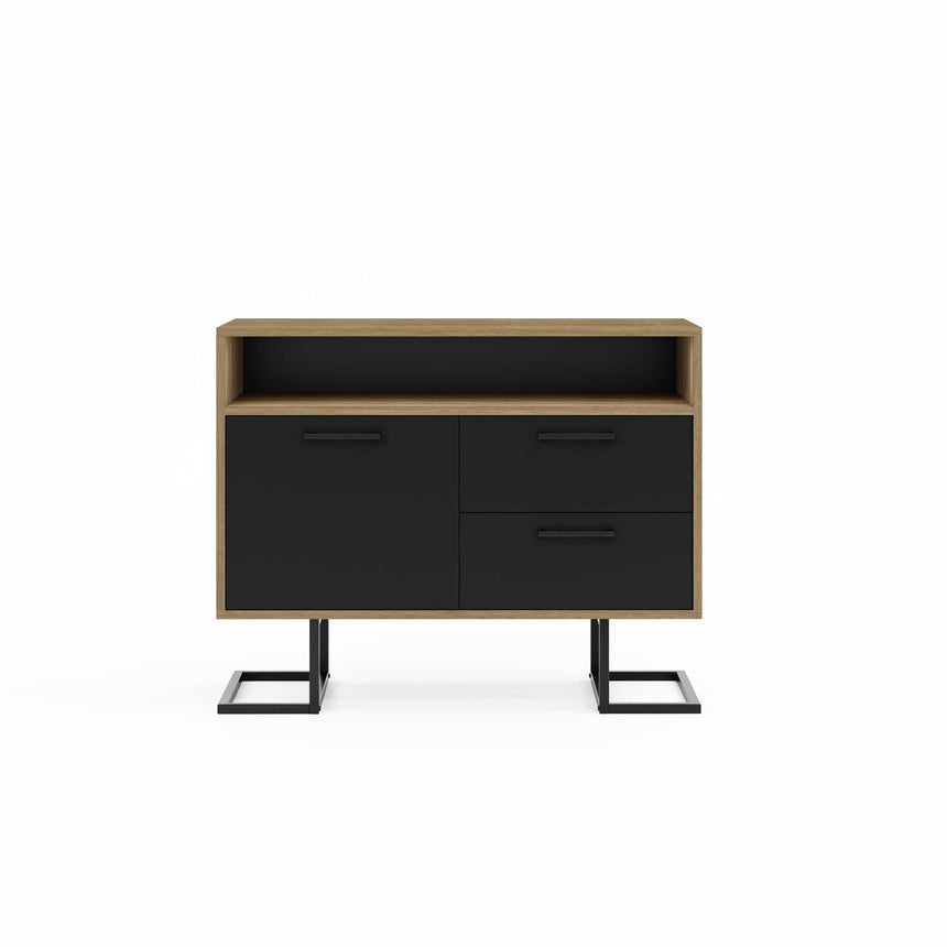 Full Moon Console with 2 Drawers &amp; Shelves &amp; Doors