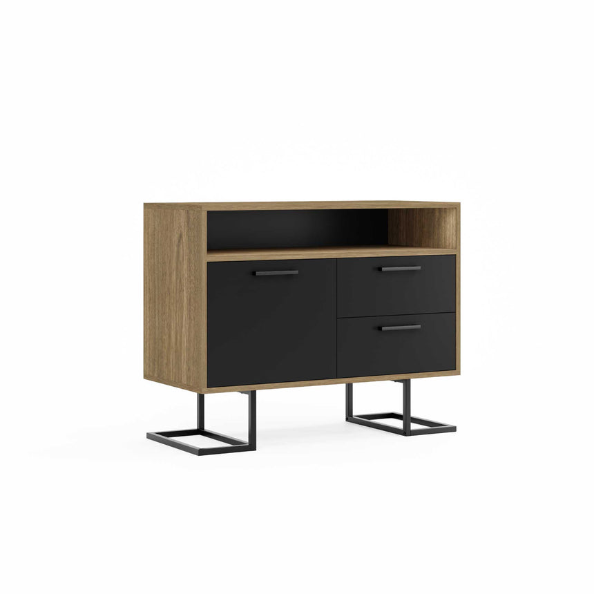 Full Moon Console with 2 Drawers &amp; Shelves &amp; Doors