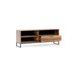 Yukon 2 Doors Tv Stand With Drawer And Shelf