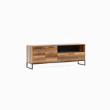 Yukon 2 Doors Tv Stand With Drawer And Shelf